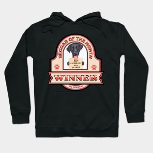 Labrador Retriever-Beggar of the Month Winner Hoodie